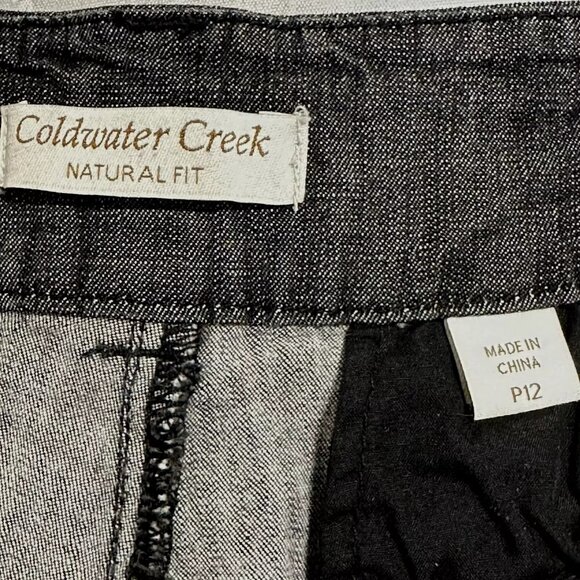 Coldwater Creek Jeans Womens Natural Fit Straight Wider Leg Stretch Denim P12 - Picture 7 of 12